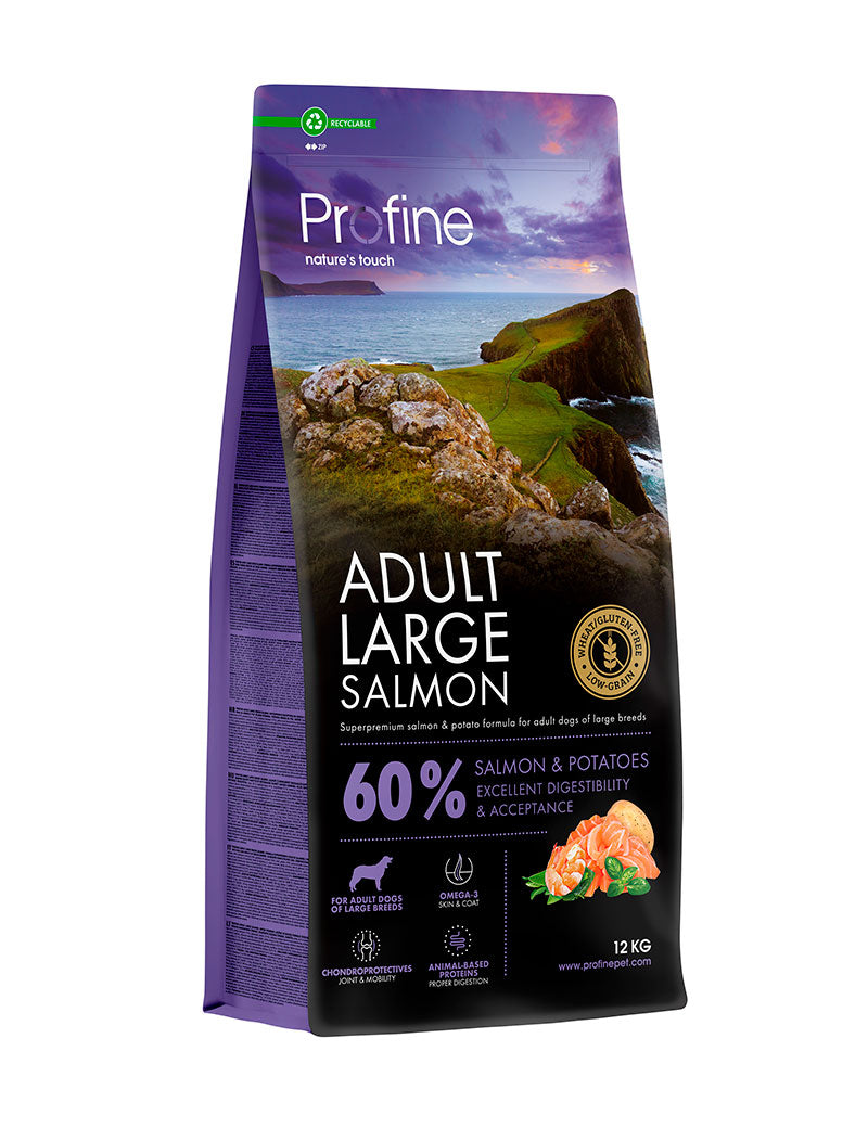 Profine Dog Dry Food Adult Large Salmon & Potatoes