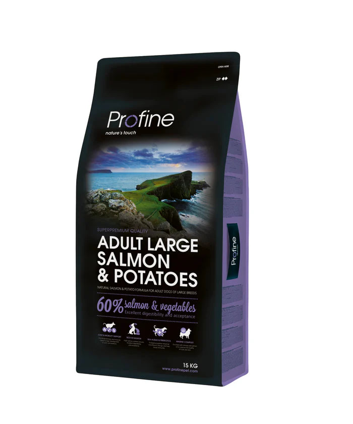 Profine Dog Dry Food Adult Large Salmon & Potatoes