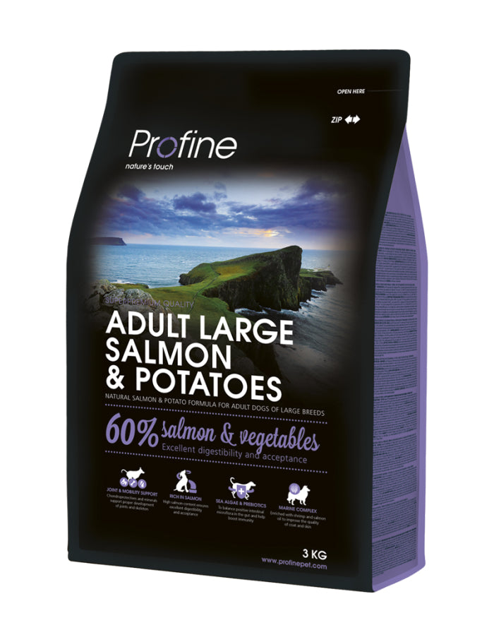 Profine Dog Dry Food Adult Large Salmon & Potatoes