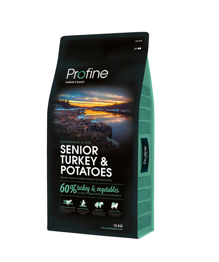 Profine Dog Dry Food Senior Turkey & Potatoes