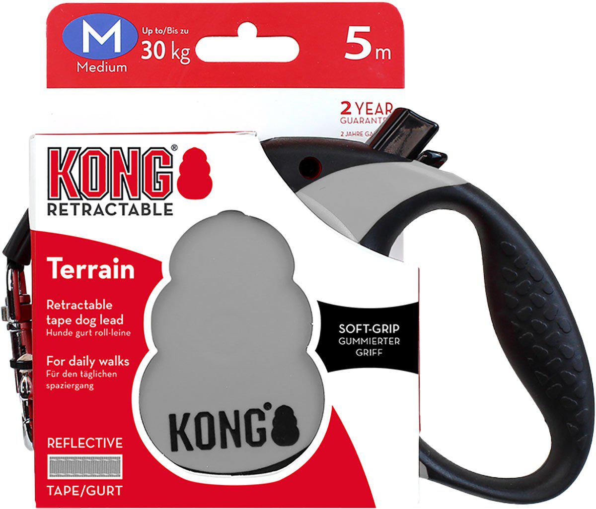 Kong Rullkoppel Terrain M 5m Band Grå Max 30kg