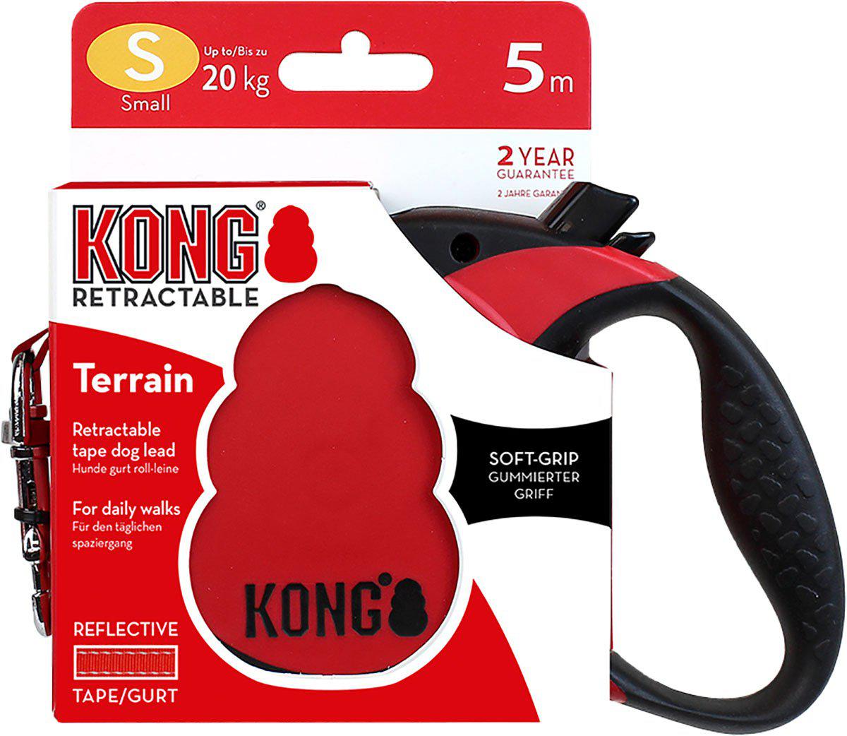 Kong Rullkoppel Terrain S 5m Band Röd Max 20kg