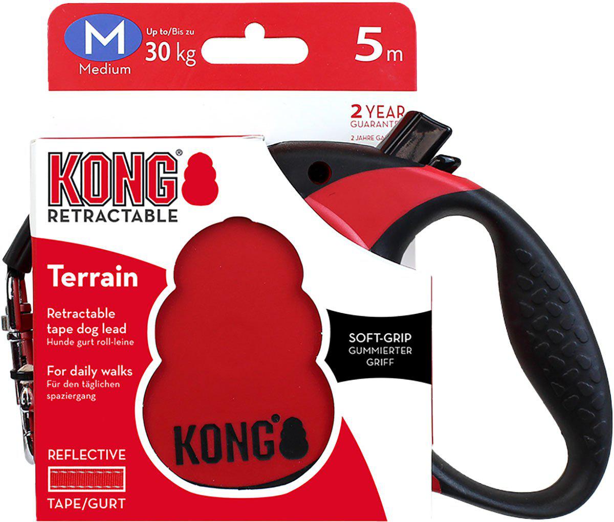 Kong Rullkoppel Terrain M 5m Band Röd Max 30kg