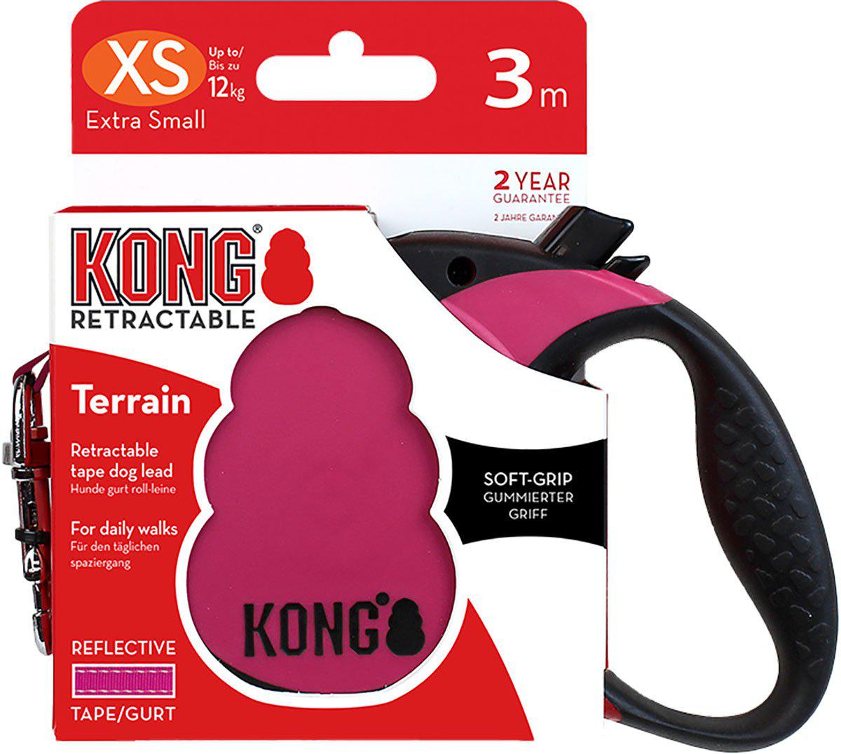 Kong Rullkoppel Terrain Xs 3m Band Rosamax 12kg