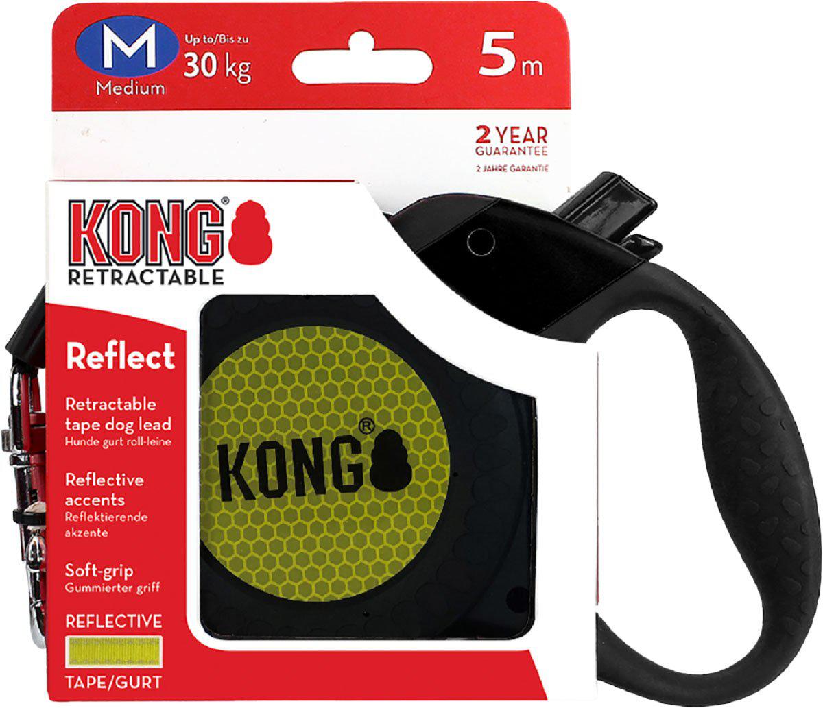 Kong Rullkoppel Reflect M 5m Band Svartmax 30kg