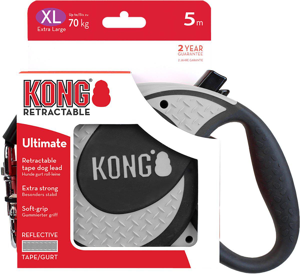 Kong Rullkoppel Ultimate Xl 5m Band Gråmax 70kg