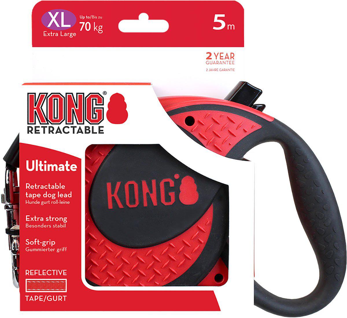 Kong Rullkoppel Ultimate Xl 5m Band Rödmax 70kg