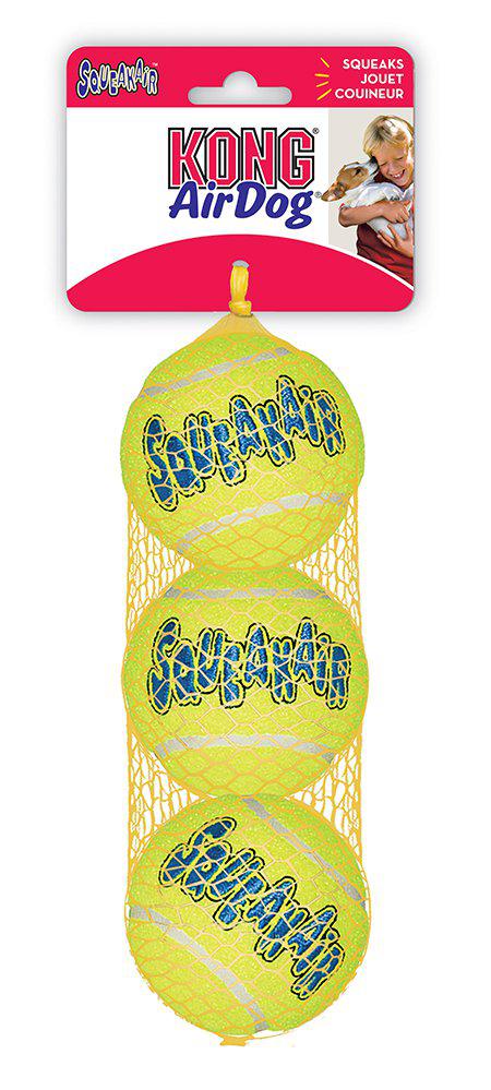 Kong Airdog Squeakair Tennisboll 3pack S 5cm