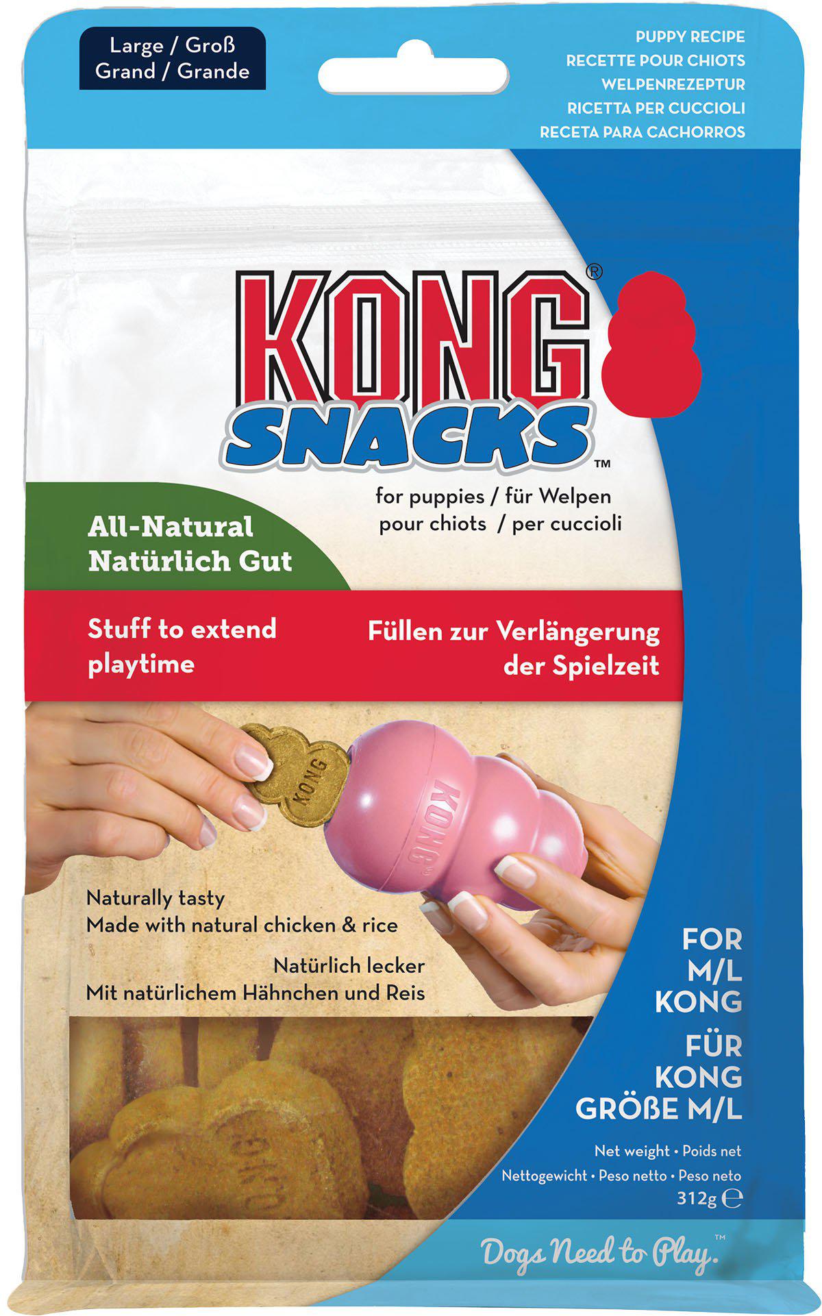 Kong Snacks Puppy L 312g