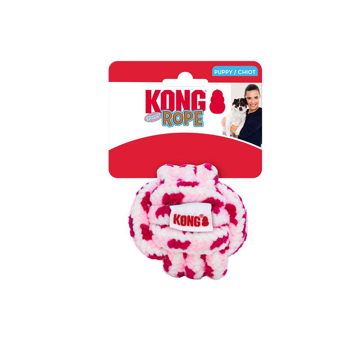 Kong Rope Ball Puppy Mix L