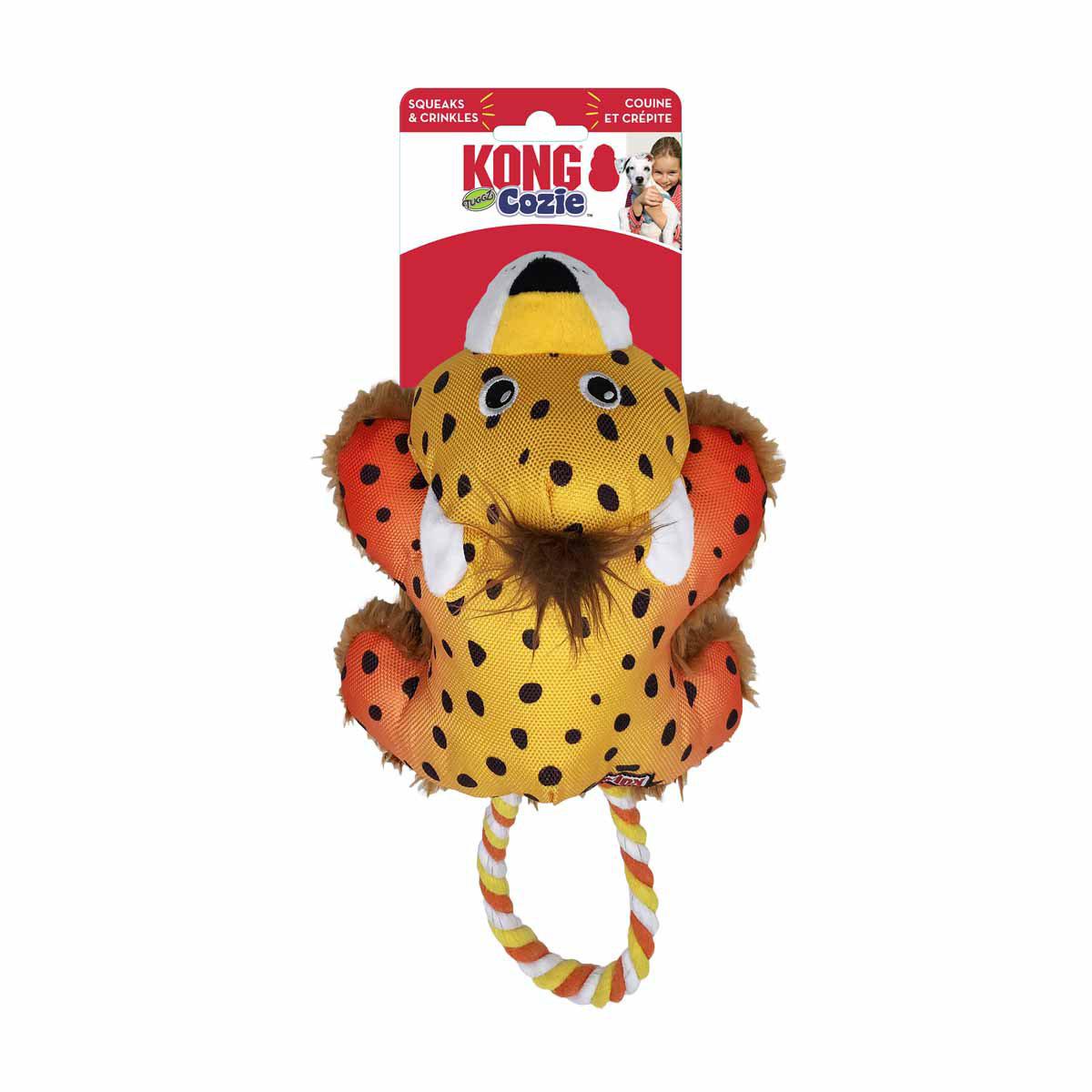 Kong Cozie Tuggz Cheetah S/m