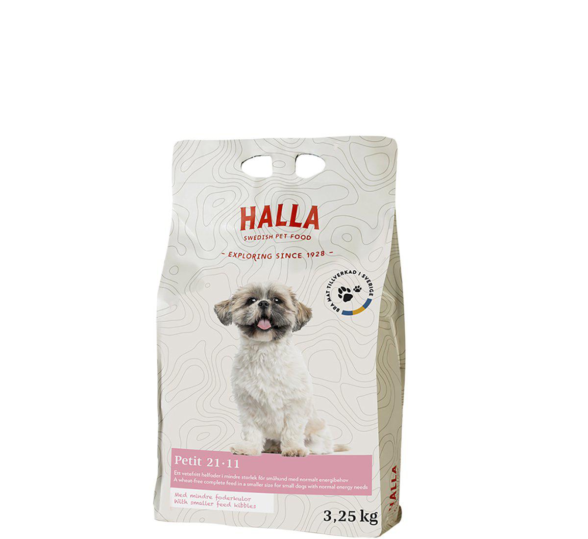 Halla Hundfoder Petit 3,25kg