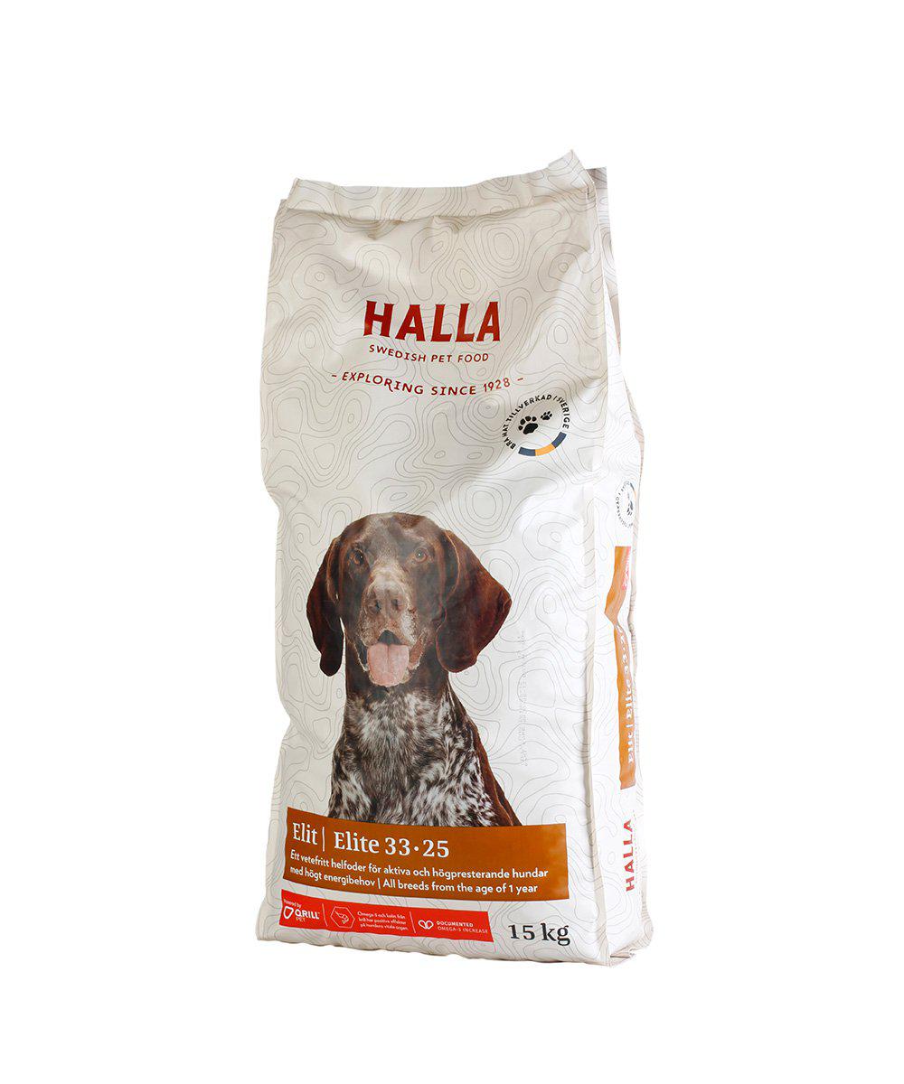 Halla Hundfoder Elit 33-25 15kg