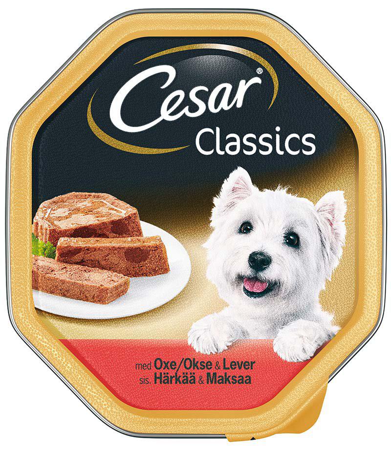 CESAR Classic Oxkött & Lever 150g