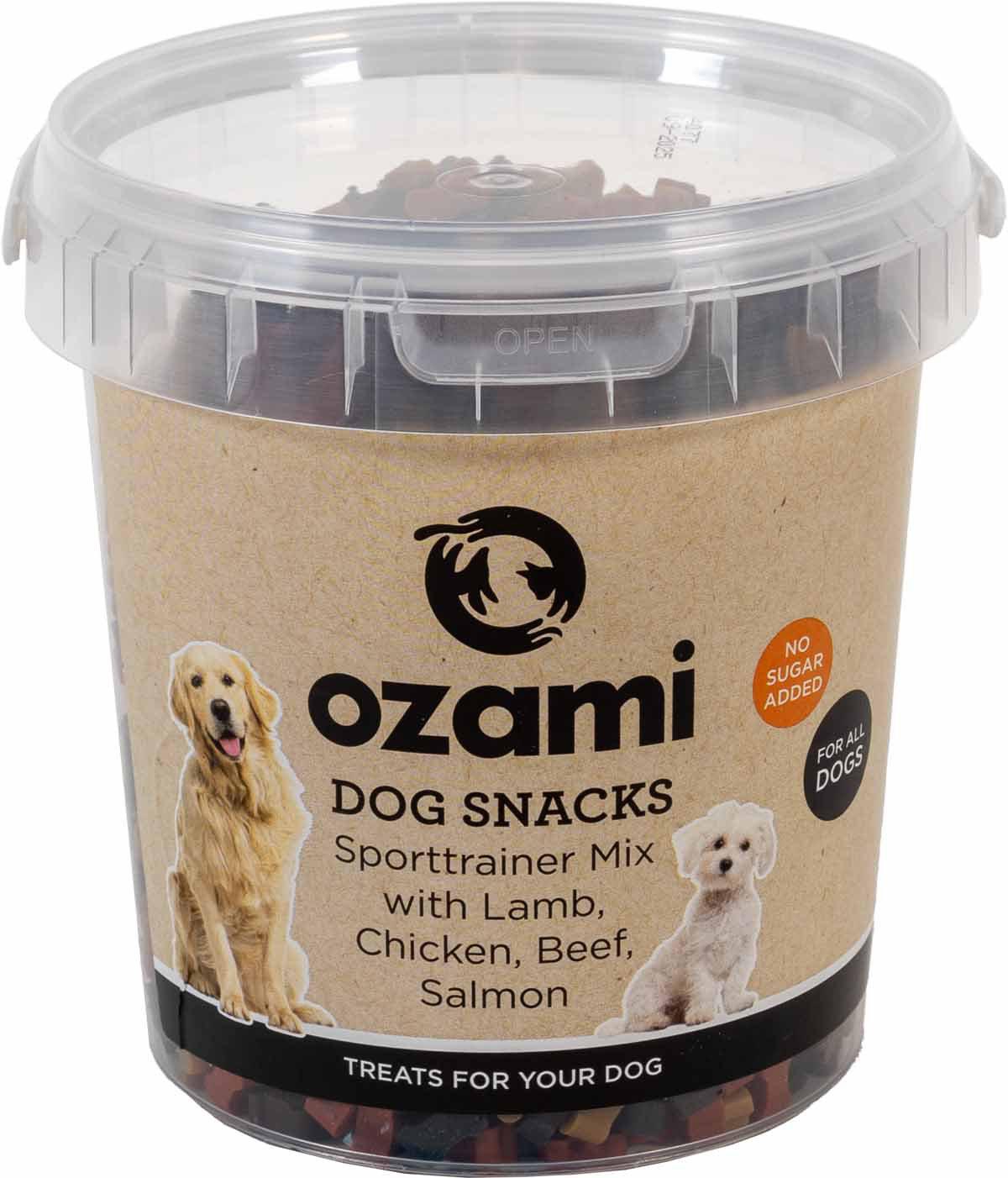 Ozami Dog Snack Sporttrainer Mix Bucket 500g