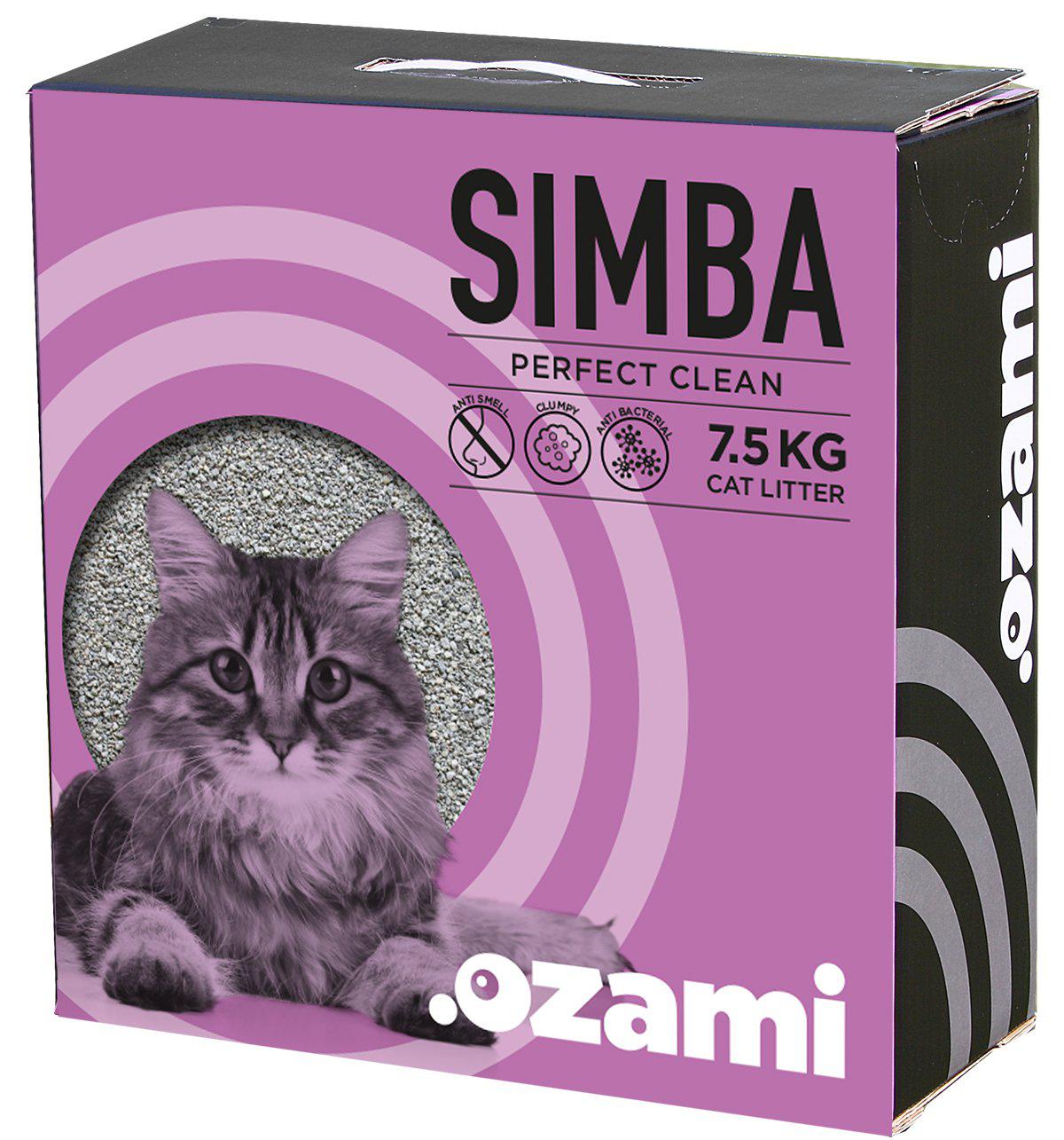 Kattsand Simba Perfect Clean 7.5kg Antibakteriell