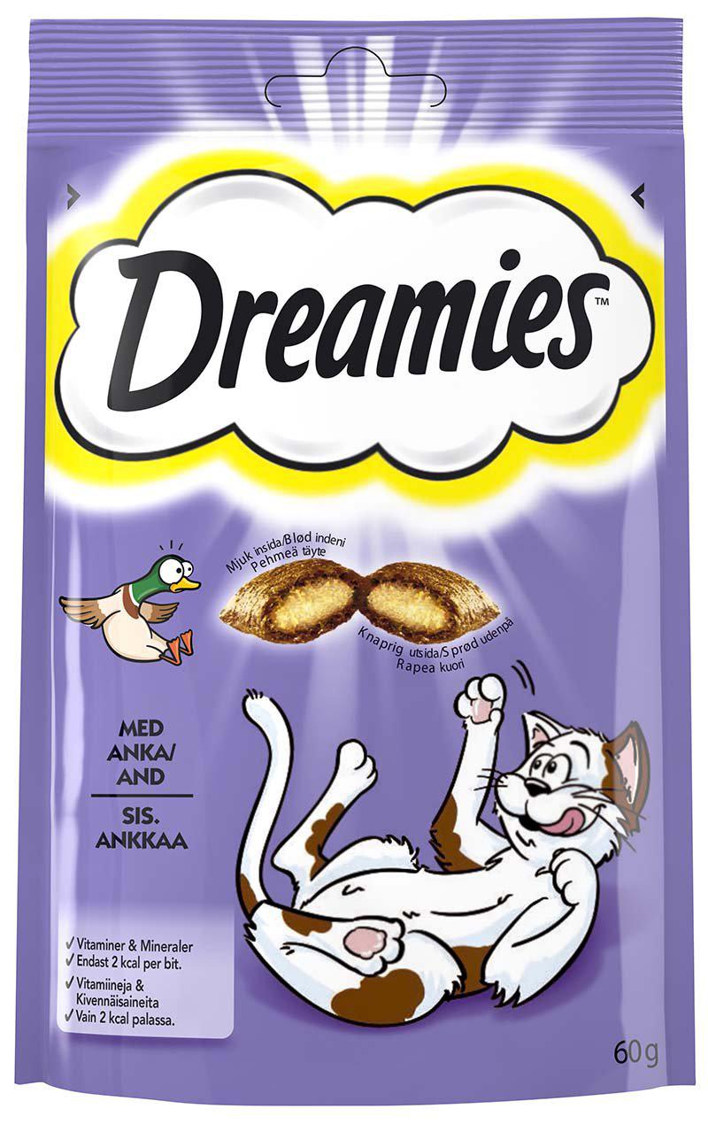 Dreamies Kattgodis Anka 60g