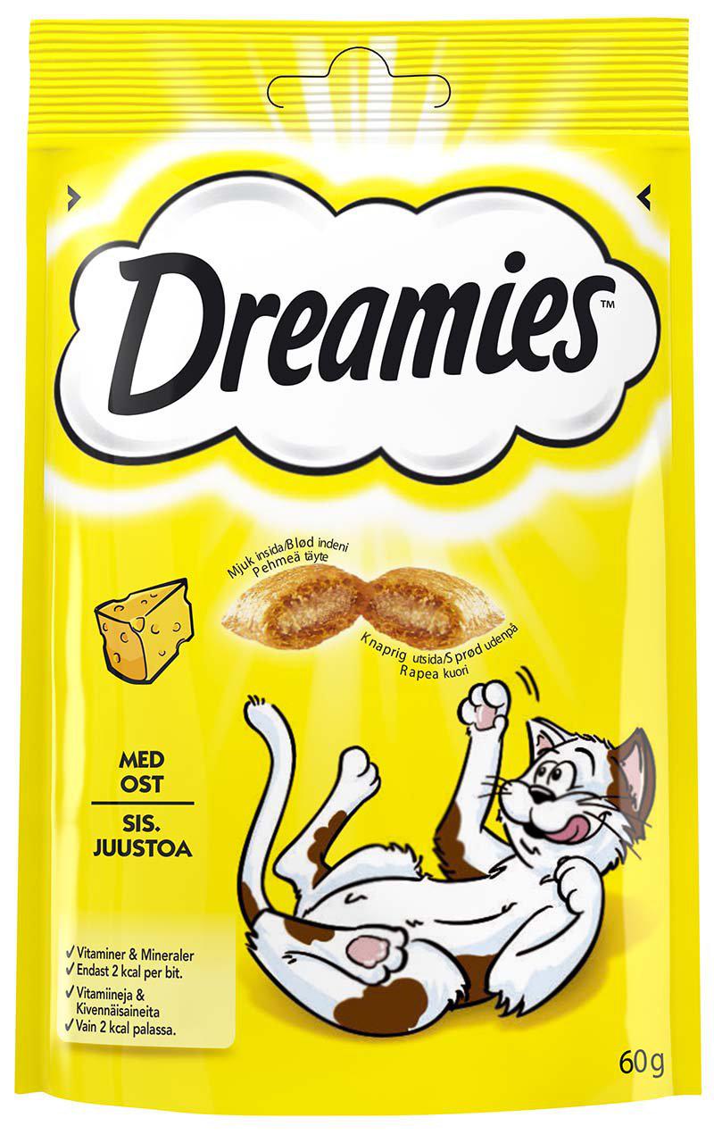 DREAMIES KATTGODIS OST 60GR