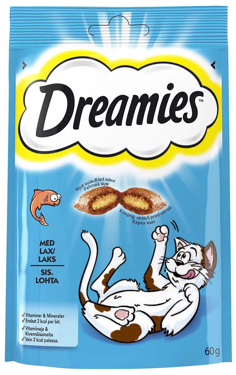 DREAMIES KATTGODIS LAX 60GR