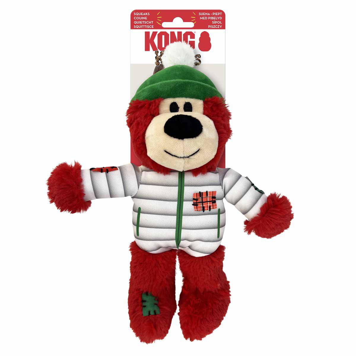 Kong Holiday Wild Knots Bear Mix M/l