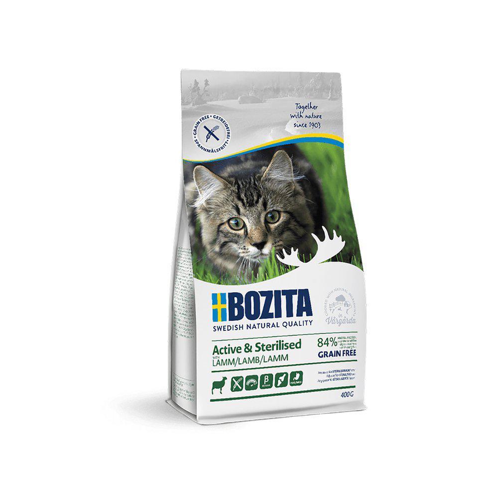 Bozita Active & Sterilised Grain Free Lamb 400g