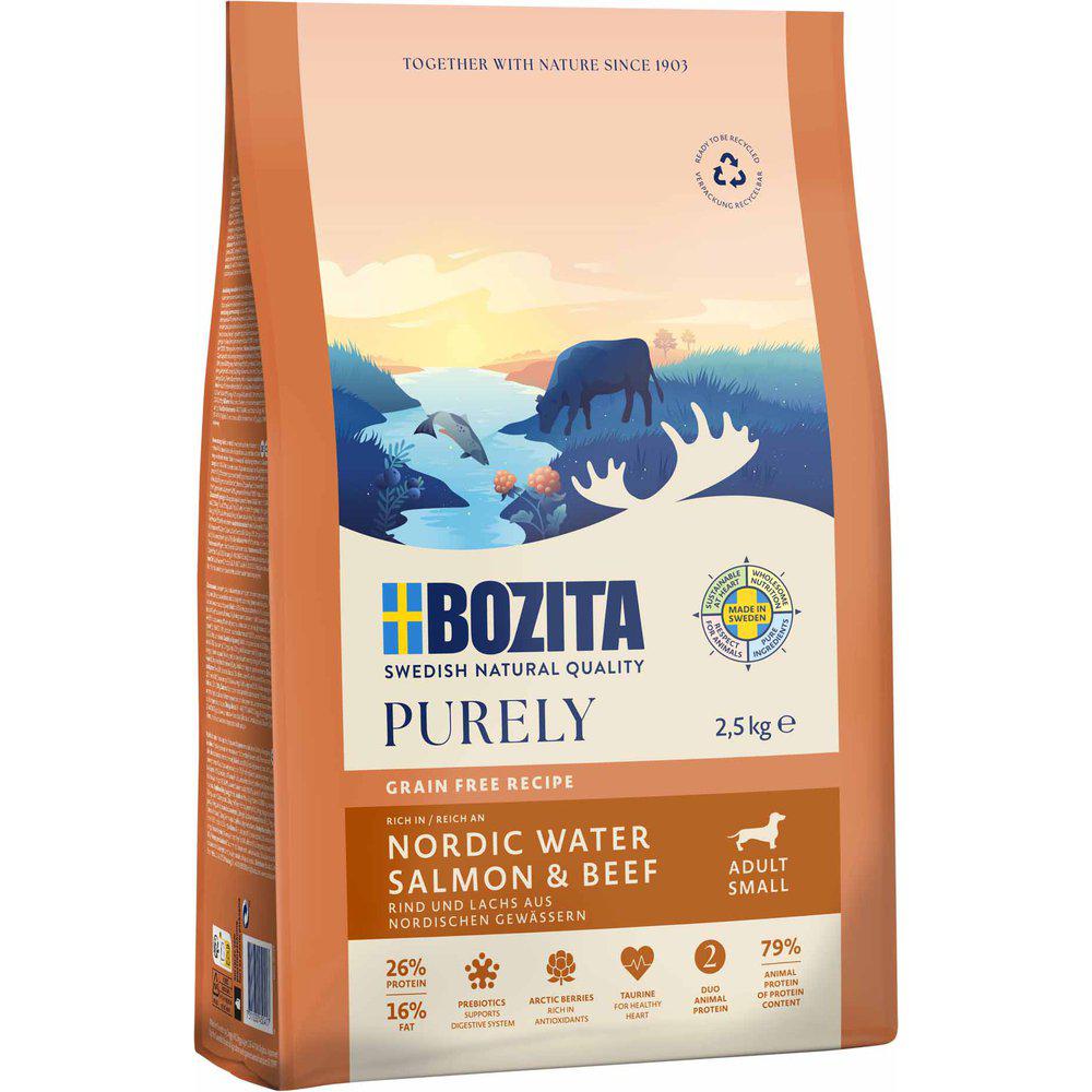 Bozita Dog Purely Adult Senior Salmon & beef 2,5kg