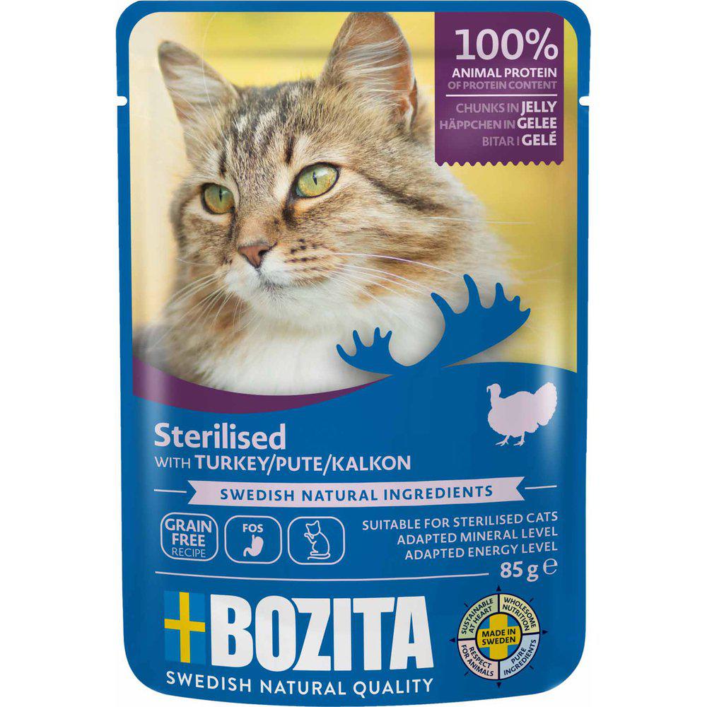 Bozita Feline Chunks In Jelly Sterilized Turkey