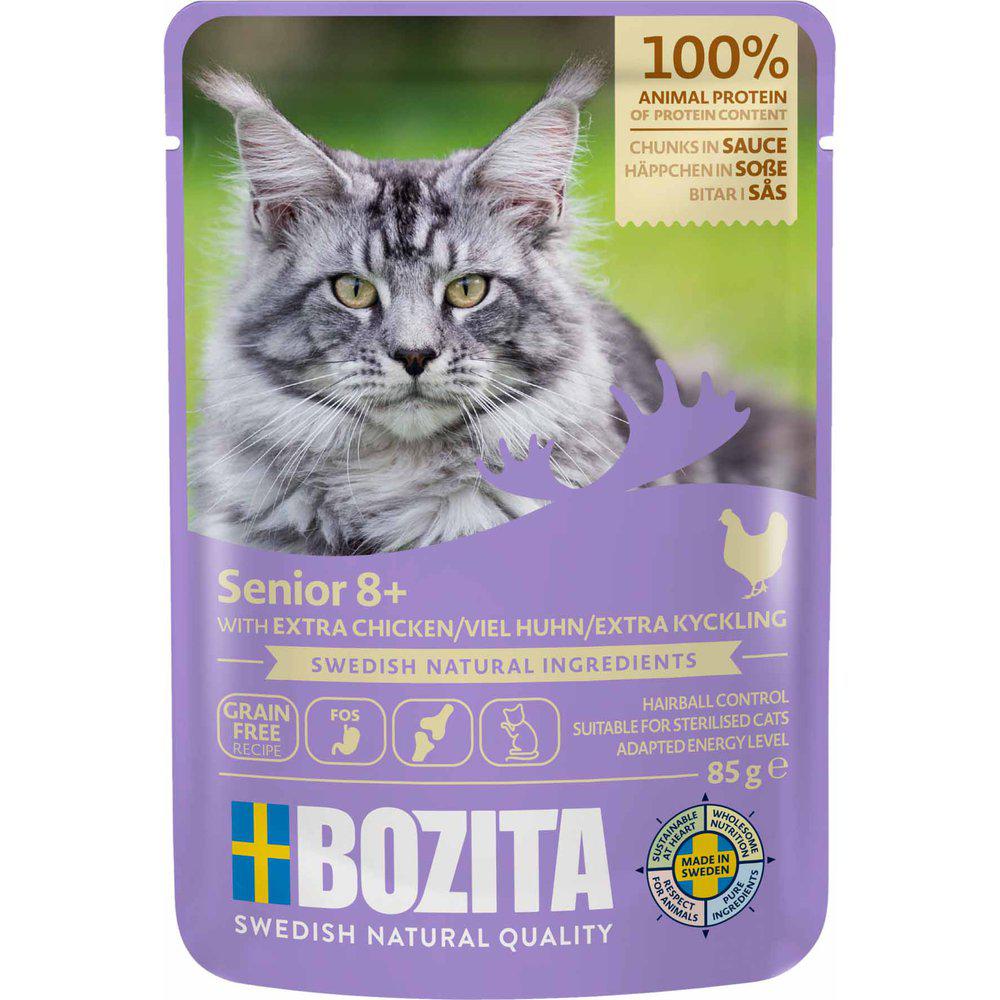 Bozita Feline Senior 8+ Extra Kyckling I Sås