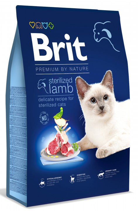 Brit Premium Cat Sterilized Lamm 8kg