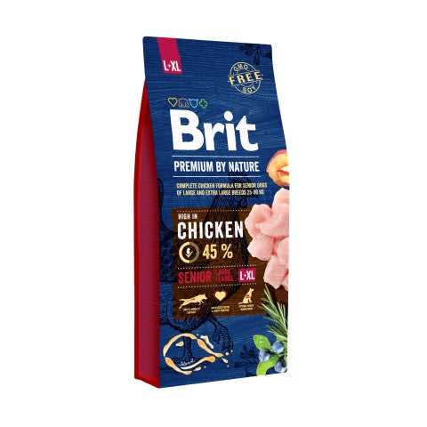 Brit Premium By Nature Senior L-XL 15kg