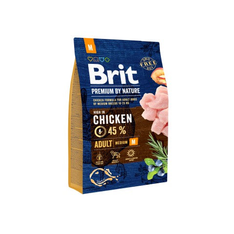 Brit Premium By Nature Adult M 3kg