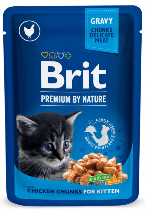 Brit Premium Cat Kitten Kyckling 100g