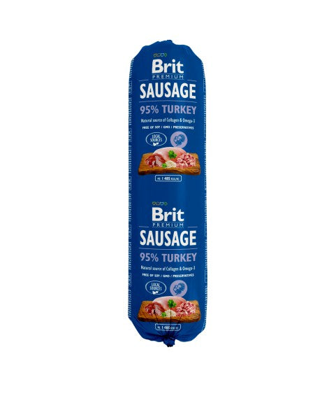 Brit Premium Korv Kalkon 800g