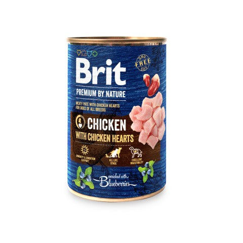 Brit Premium By Nature Kyckling & Hjärta 400g