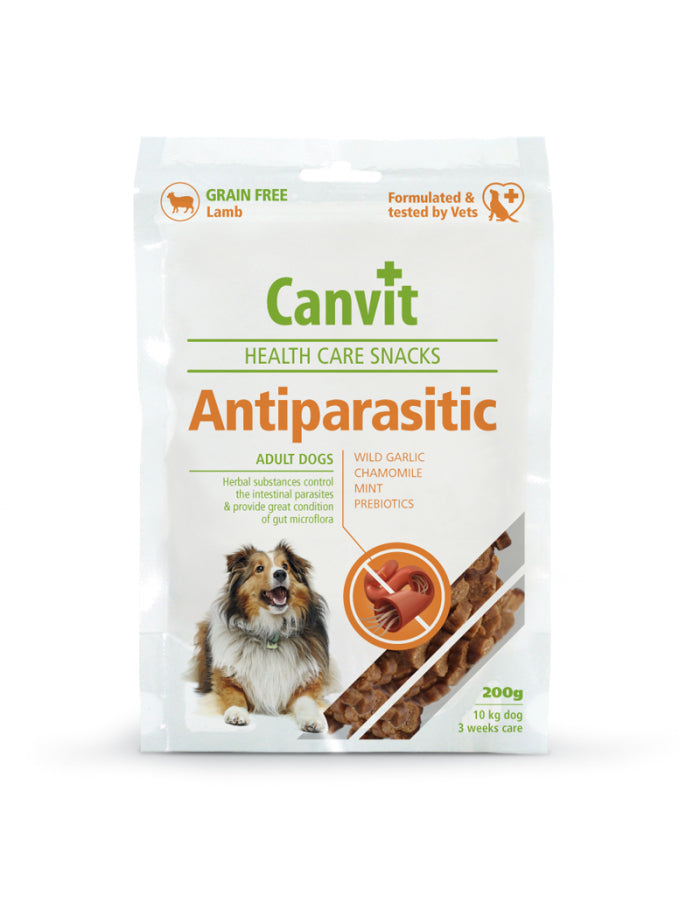 Canvit Health Care Dog Snack Anti-Parasitic 200 g