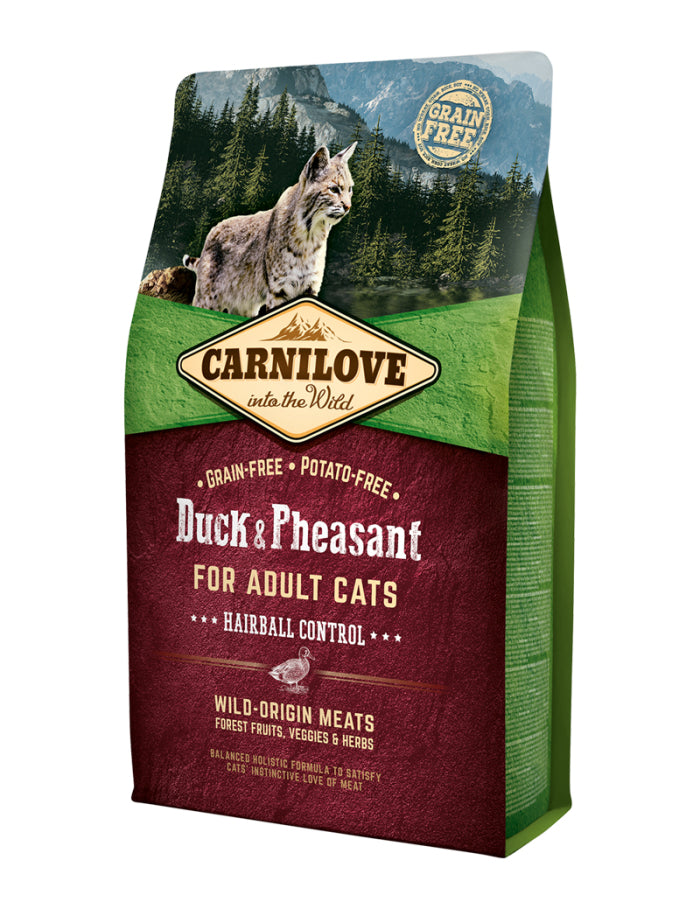 Carnilove Cat Duck & Pheasant Hairball Controll 2 kg