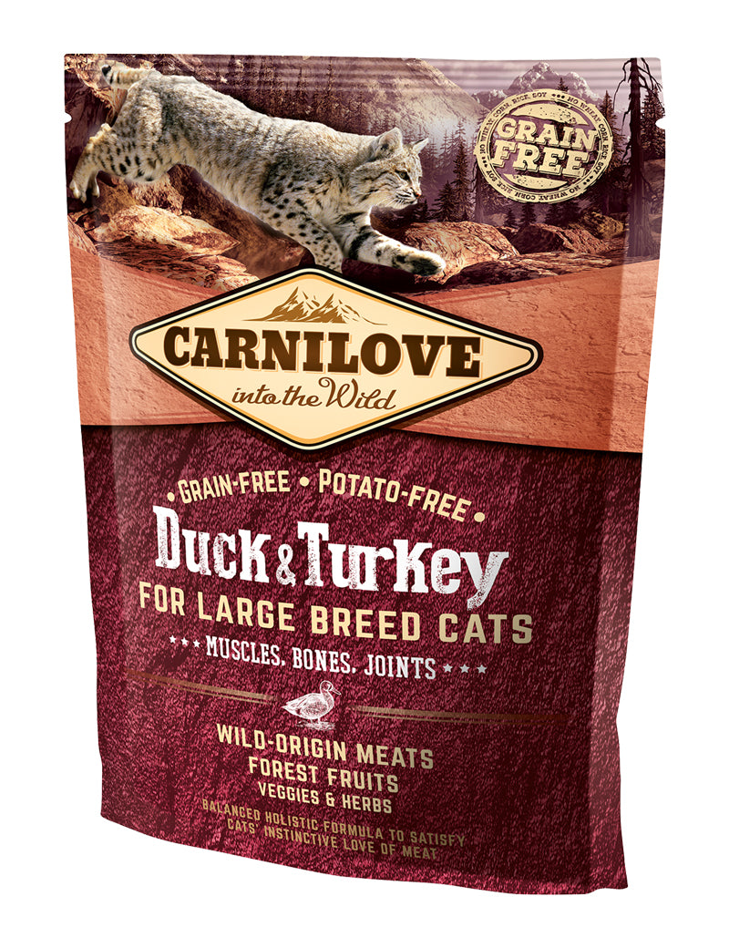 Carnilove Cat Duck & Turkey for Large Breed 400 g