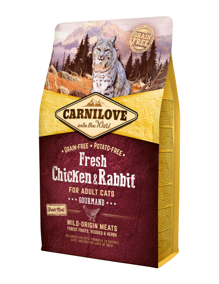 Carnilove Cat Fresh Chicken & Rabbit - Gourmand 2 kg