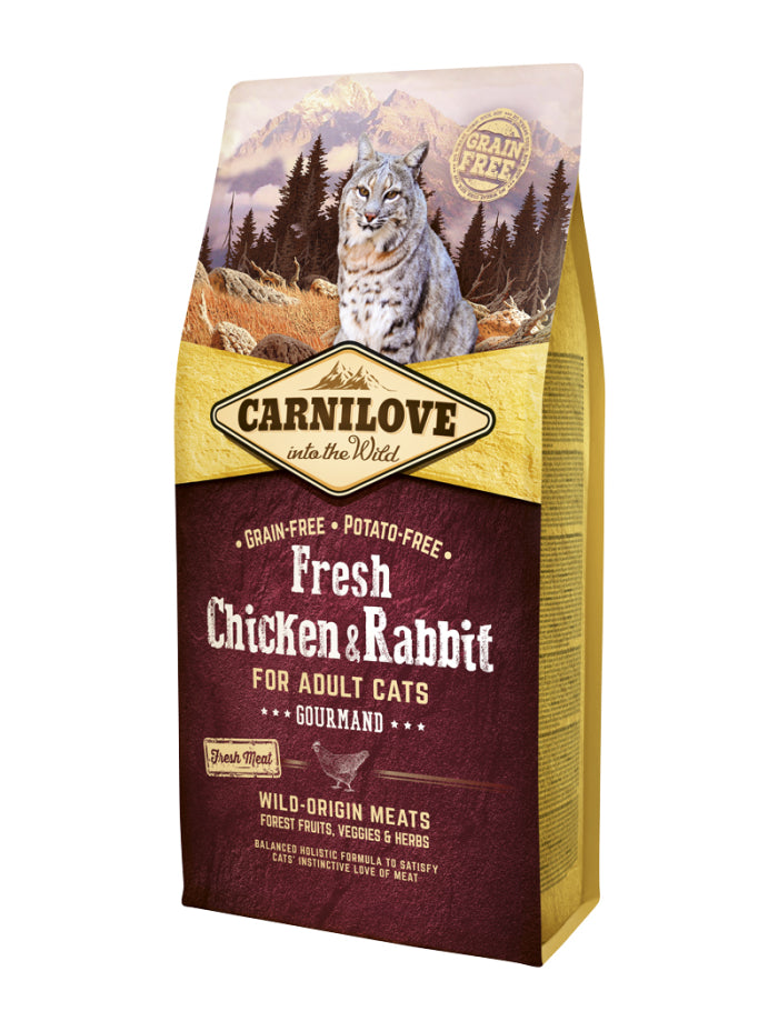 Carnilove Cat Fresh Chicken & Rabbit - Gourmand