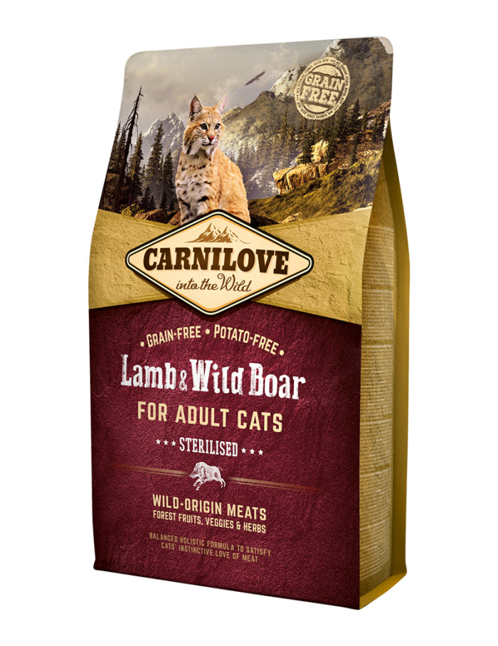 Carnilove Cat Lamb & Wild Boar for Sterilised 2 kg