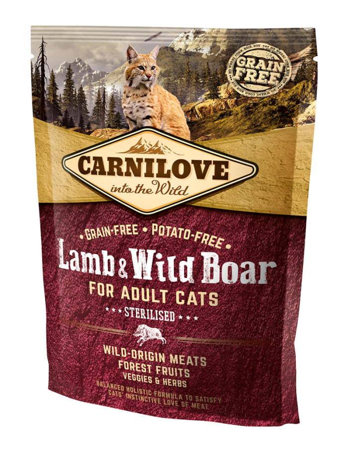 Carnilove Cat Lamb & Wild Boar for Sterilised 400 g