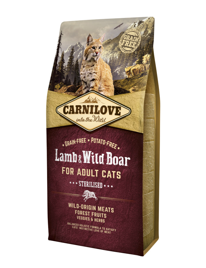 Carnilove Cat Lamb & Wild Boar for Sterilised