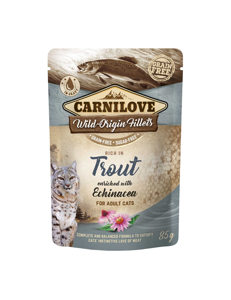 Carnilove Cat Pouch Trout enriched with Echinacea 85 g