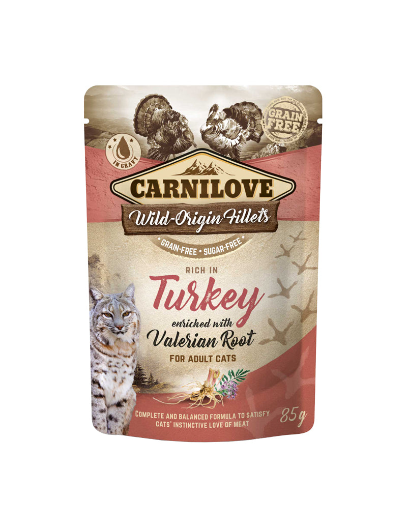 Carnilove Cat Pouch Turkey enriched with Valerian 85 g