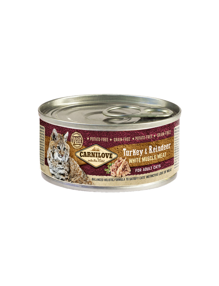 Carnilove Cat Turkey & Reindeer - for adult Cats 100 g