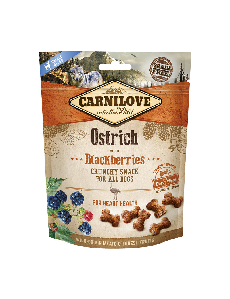 Carnilove Dog Crunchy Snack Ostrich & berries 200 g