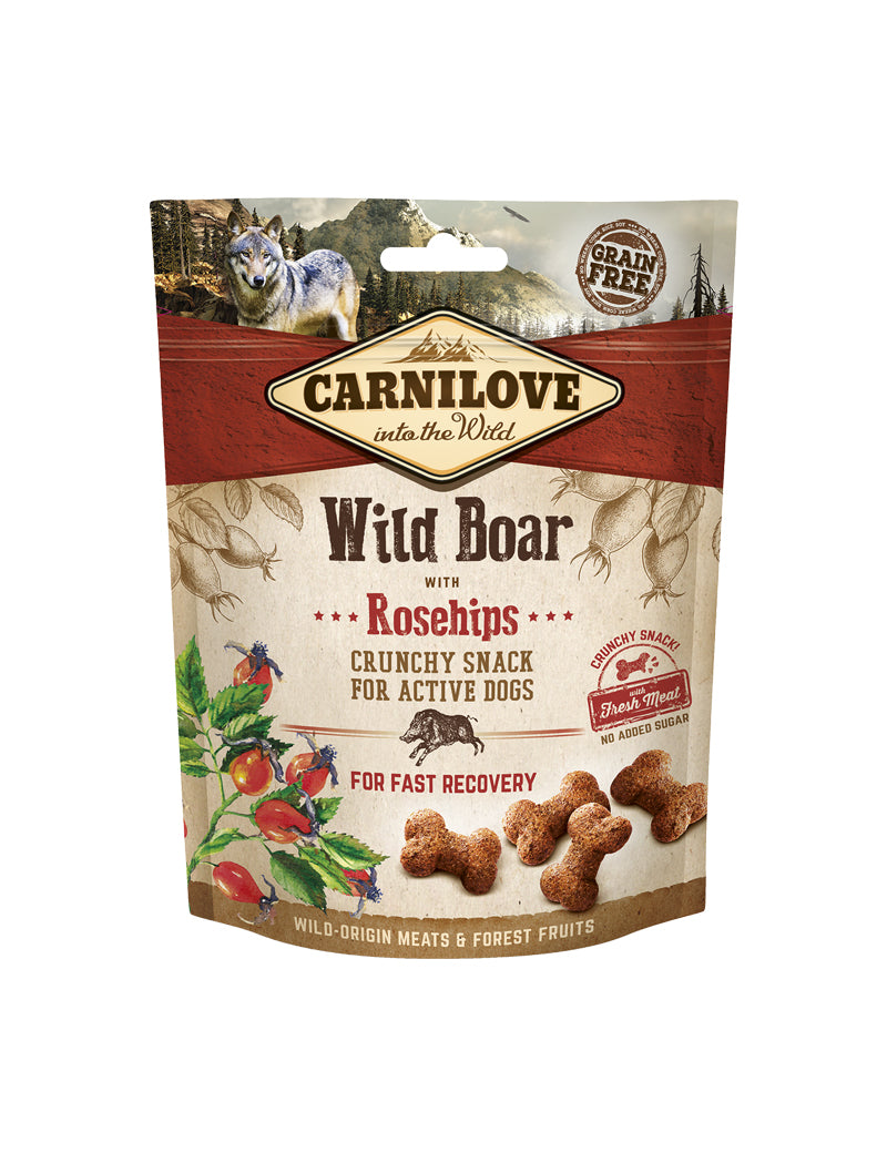 Carnilove Dog Crunchy Snack Wild Boar & Rosehips 200 g