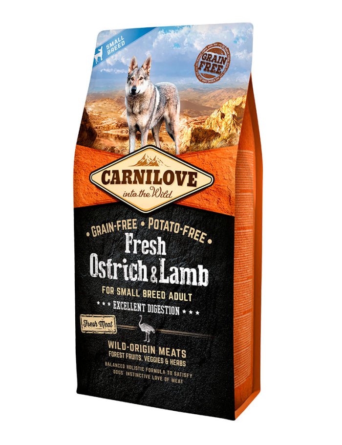 Carnilove Dog Fresh Ostrich & Lamb Small Breed 6 kg