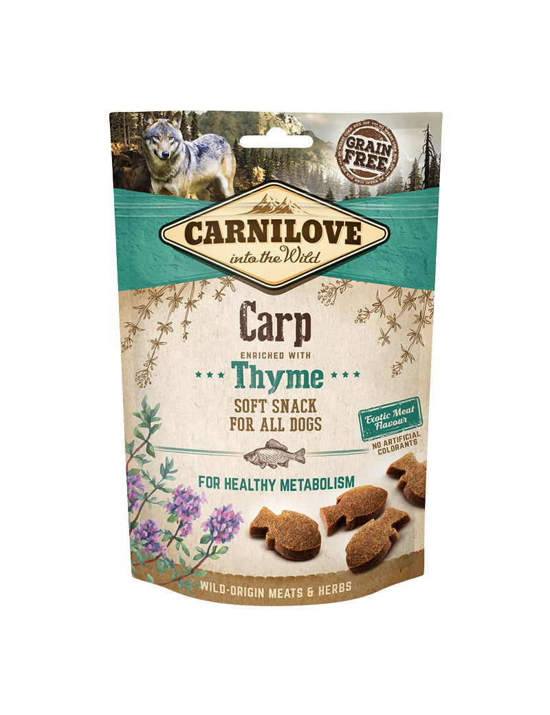 Carnilove Dog Semi Moist Snack Carp & Thyme 200 g