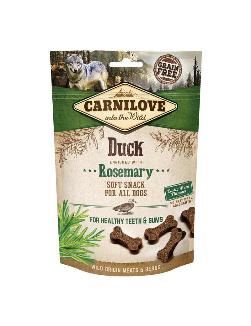 Carnilove Dog Semi Moist Snack Duck & Rosemary 200 g